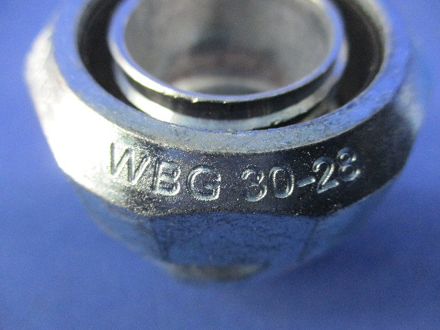 厚鋼電線管ねじ付ビニル被覆可とう管用コネクタ(5個入) WBG30-28