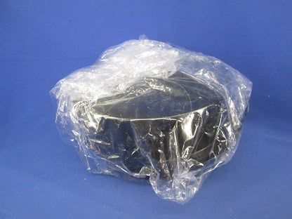 φ150 ステンレス製換気フード 円型フラットタイプ付ガラリ(ブラック) TF-150BK