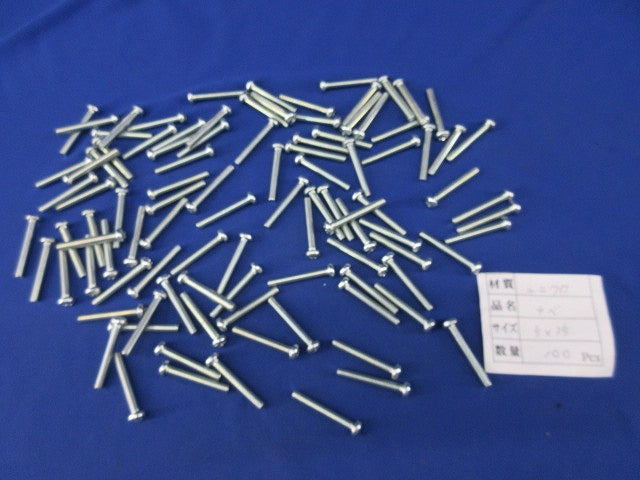 (+)ナベ小ねじ(100本入) 5×35