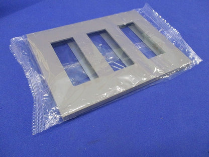 3連用プレート(ソリッドグレー) NKP-3UF-3