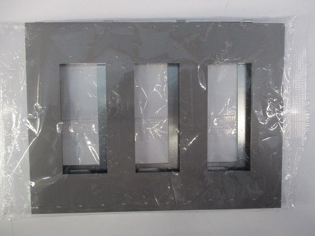 3連用プレート(ソリッドグレー) NKP-3UF-3