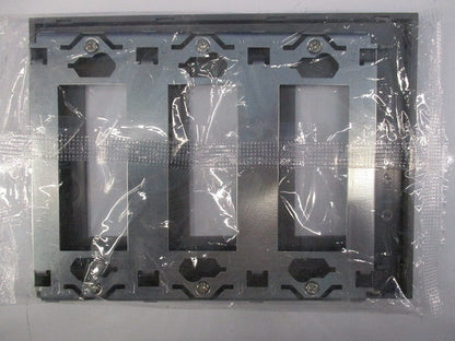 3連用プレート(ソリッドグレー) NKP-3UF-3