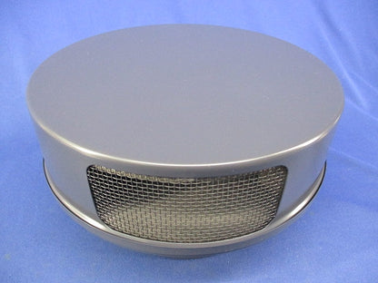 防音フード 丸型フラットフード付換気口(給気用)(アミ付)(ステンレス) PS-150FV-A10