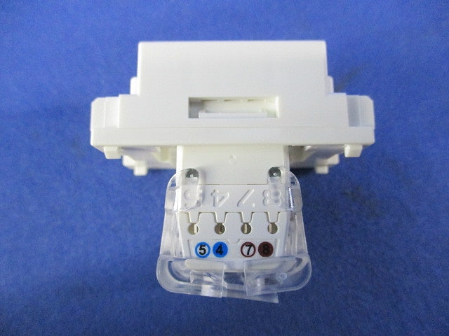 LANモジュラジャック(Cat5)(4個入)ホワイト LMJ-5ETLW