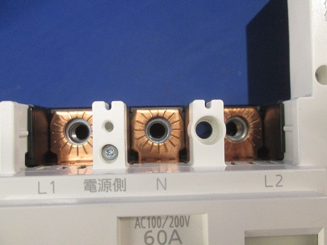 漏電ブレーカ(単3中性線欠相保護付)3P3E60A ABF-75 BJF360315