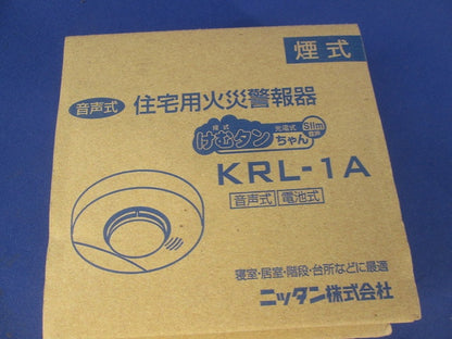 住宅用火災警報器 けむタンちゃんスリム (音声式･電池式･煙式) KRL-1A