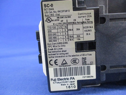 電磁接触器200V SC-0