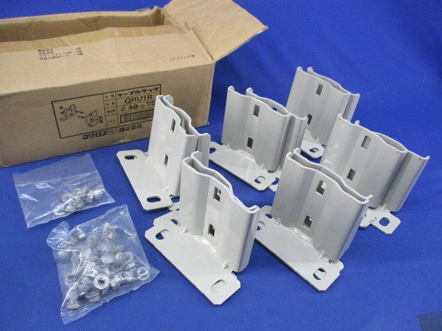 ケーブルラック 垂直支持金具(6対入) QRU1R