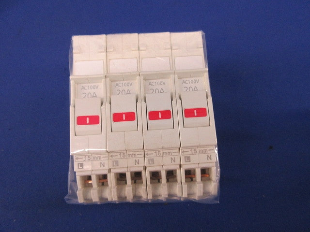 コンパクトブレーカSH型 2P1E20A(4個入) SH-30 BSH2201