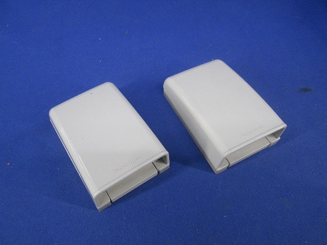 小形防雨入線カバー(露出取付形)(2個入)(クリームグレー) WP9171