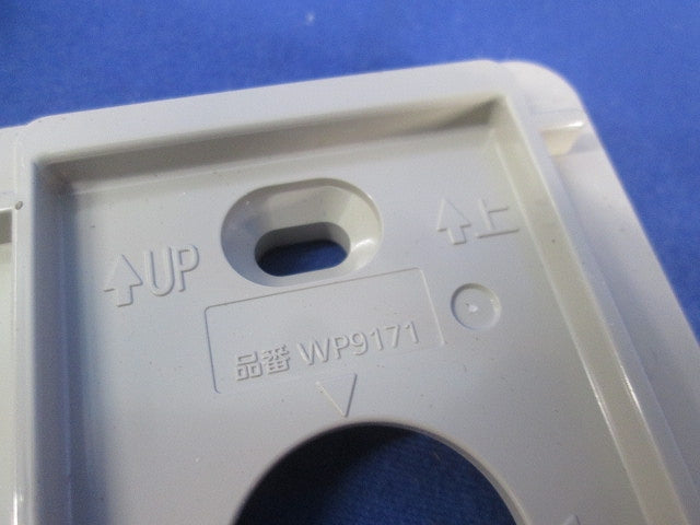 小形防雨入線カバー(露出取付形)(2個入)(クリームグレー) WP9171