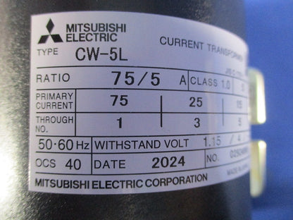 低圧変流器 75/5A CW-5L75/5A