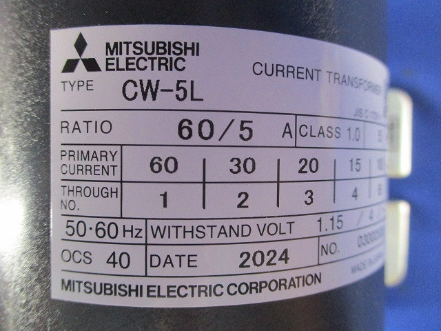 計器用変成器 60/5A CW-5L60/5A