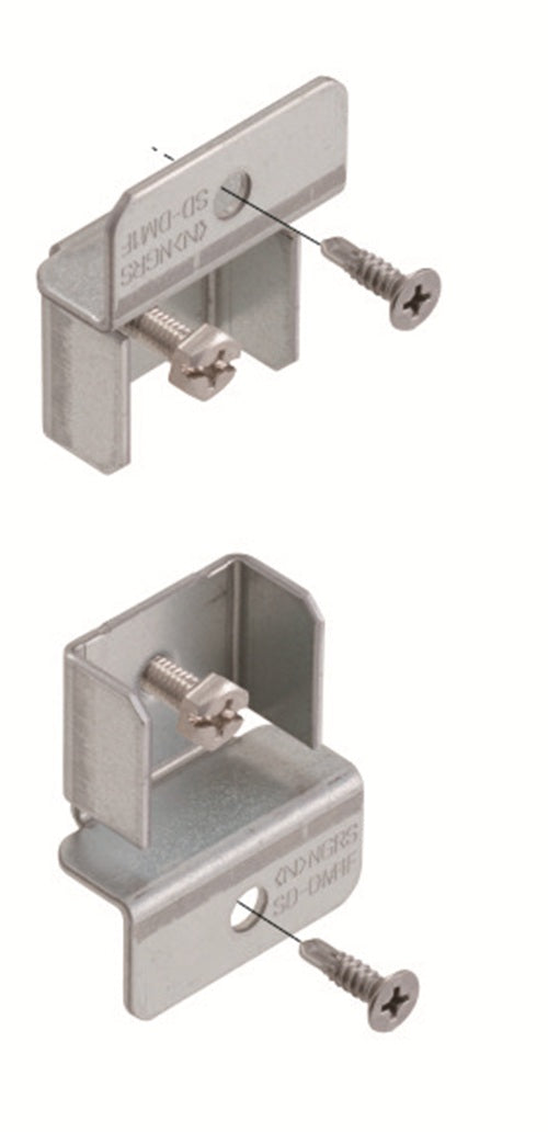 胴縁用チャンネル支持金具(手前側固定用) 10対入 SD-DM1F-10