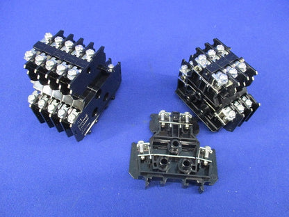 レール式端子台 セルフアップ形 2段形(9個入) BND15W