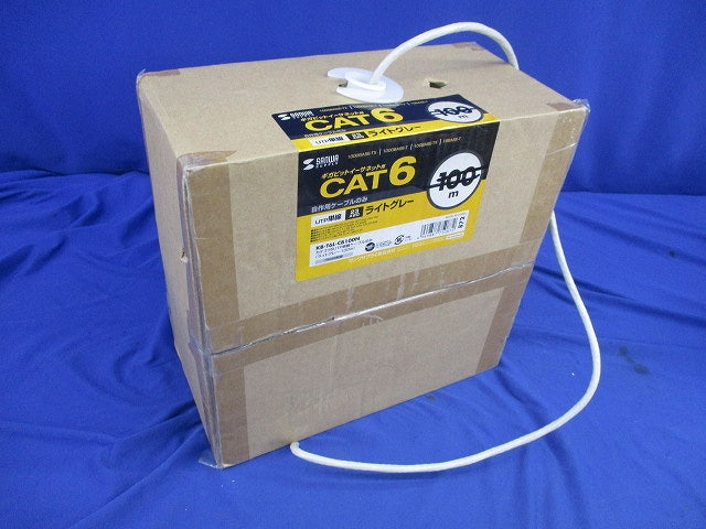 カテゴリ6UTP単線ケーブル24m(ライトブルー) KB-T6L-CB100N