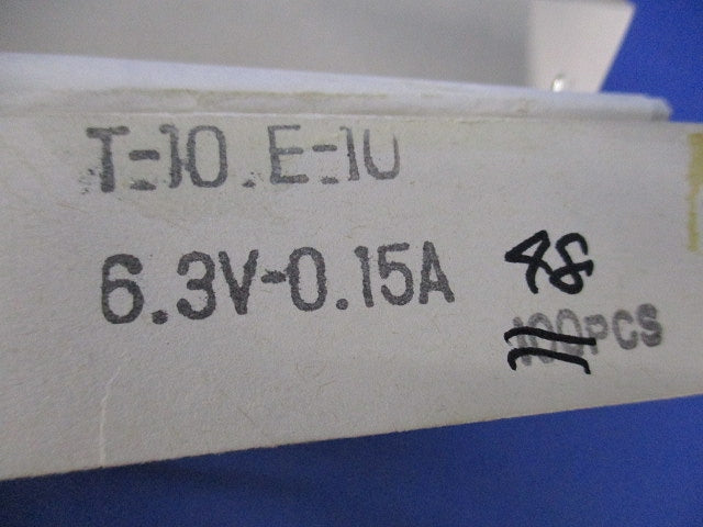 パイロットランプ(6.3V-0.15A)(E10)(48個入) T-10.E-10
