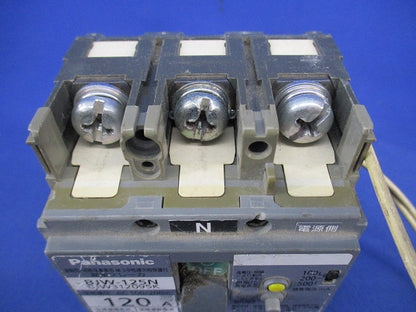 漏電ブレーカ3P2E120A BJW-125N BJW312095K