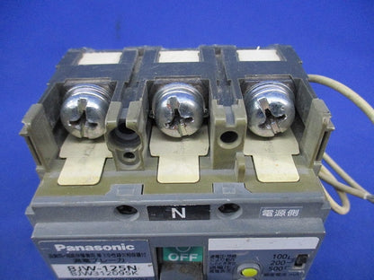 漏電ブレーカ3P2E120A BJW-125N BJW312095K