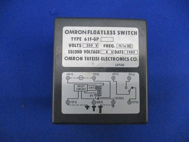 フロートなしスイッチ200V 61F-GP