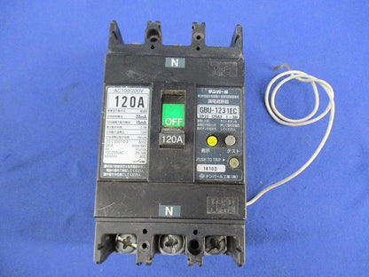漏電遮断器3P2E120A GBU-123･1EC