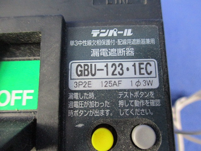 漏電遮断器3P2E120A GBU-123･1EC