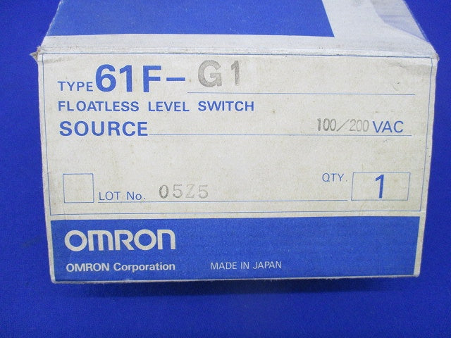 フロートなしスイッチ 100/200VAC(リレー1コ不足) 61F-G1+61F-11