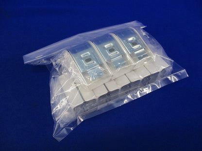 メタルモールA型付属品セット(混在12個入)(ホワイト) DZA121W他