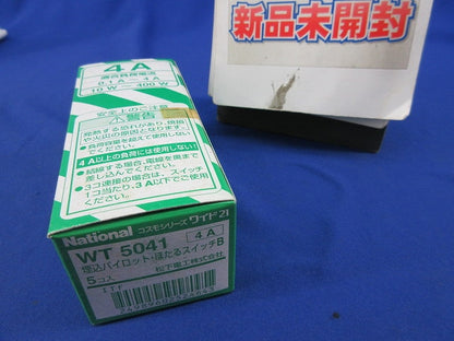 埋込パイロット・ほたるスイッチB 片切(5個入)National WT5041