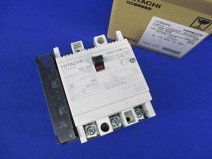 漏電遮断器 3P3E30A100mA 100-200VAC EB-50E3P30A