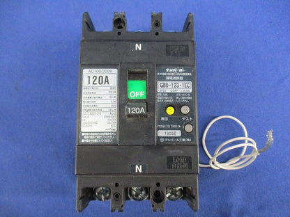 漏電遮断器3P2E120A(単3中性線欠相保護付) GBU-123･1EC
