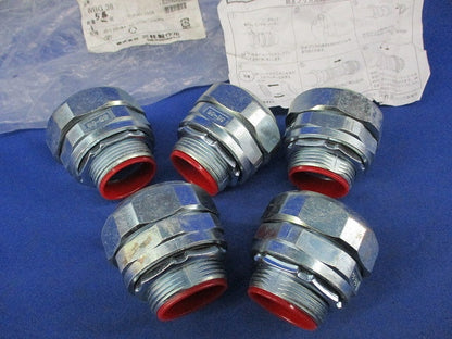 防水プリカ用コネクタ ノックアウト接続用(5個入) WBG38