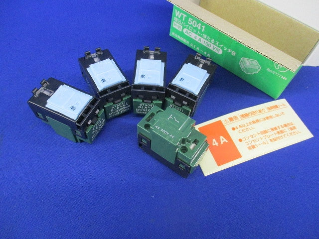 埋込パイロット・ほたるスイッチB 片切(5個入)National WT5041