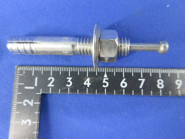 アンカー(ねじ径W3/8・全長60mm)(ステンレス)(4本入) W3/8