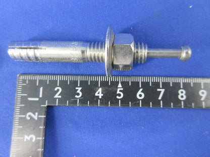 アンカー(ねじ径W3/8・全長60mm)(ステンレス)(4本入) W3/8
