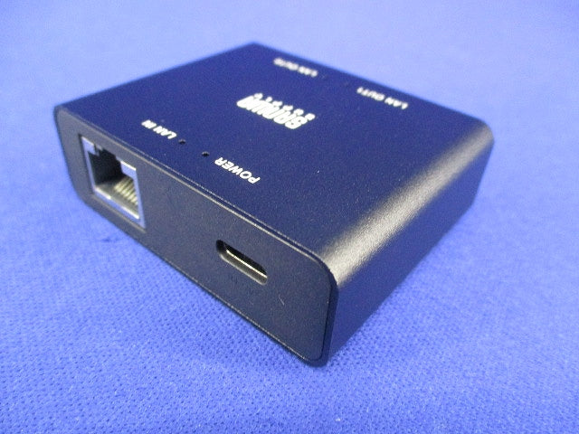 スイッチングハブ(USB Type-C給電・3ポート) LAN-GIGAC302BK