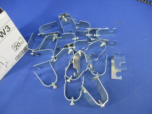 二重天井用金具 吊りボルト・丸鋼用電線管支持金具(20個入) PL31-W3