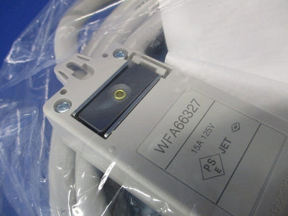 ハーネス用OAタップ 接地2P15A125V抜止電源表示ランプ付3m2コ口 グレー WFA66327HG