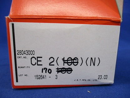 絶縁被覆付閉端接続子(170個入) CE2