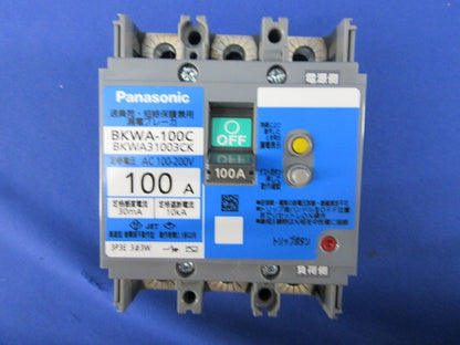 漏電ブレーカ 3P3E100A BKWA-100C BKWA31003CK