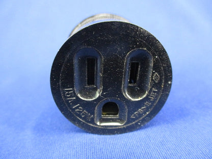 接地2P15Aコードコネクタボディ(コードクリップ付)(4個入) WA1519