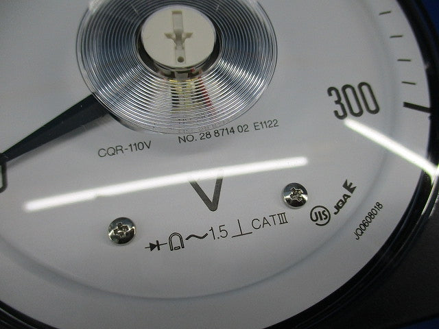 高角度指示計器 交流電圧計 CQR-110V