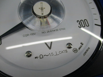 高角度指示計器 交流電圧計 CQR-110V