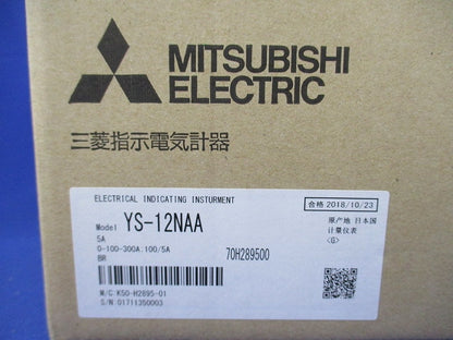 交流電流計 0-100-300A 100/5A YS-12NAA