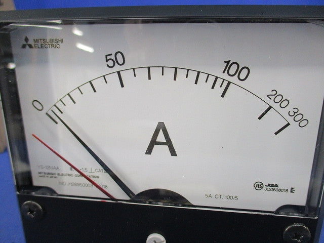 交流電流計 0-100-300A 100/5A YS-12NAA