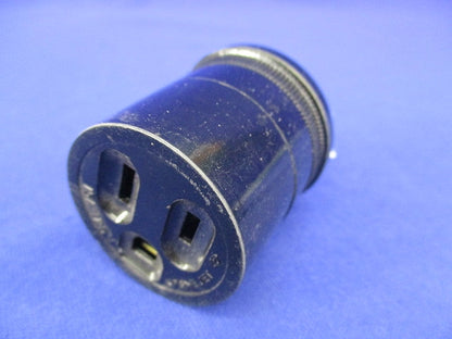 接地2P15Aコードコネクタボディ(コードクリップ付)(4個入) WA1519