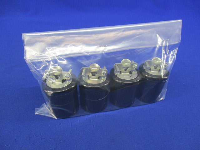 接地2P15Aコードコネクタボディ(コードクリップ付)(4個入) WA1519