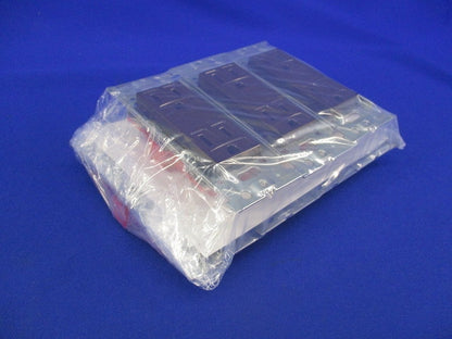 埋込接地ダブルコンセント(7個入)(チョコ) JEC-BN-55G
