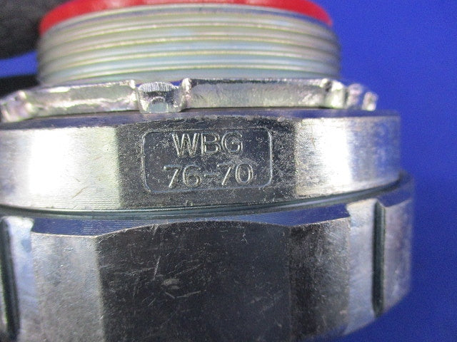 防水プリカ用コネクタ(ノックアウト接続用) WBG76