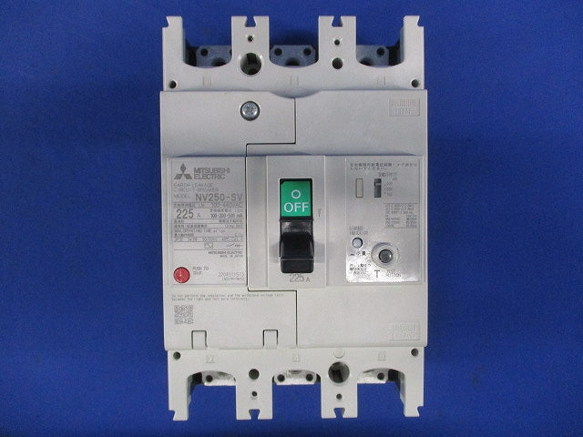 漏電遮断器 3P225A 100/440VAC 100・200・500ｍA NV250-SV3P3E225A